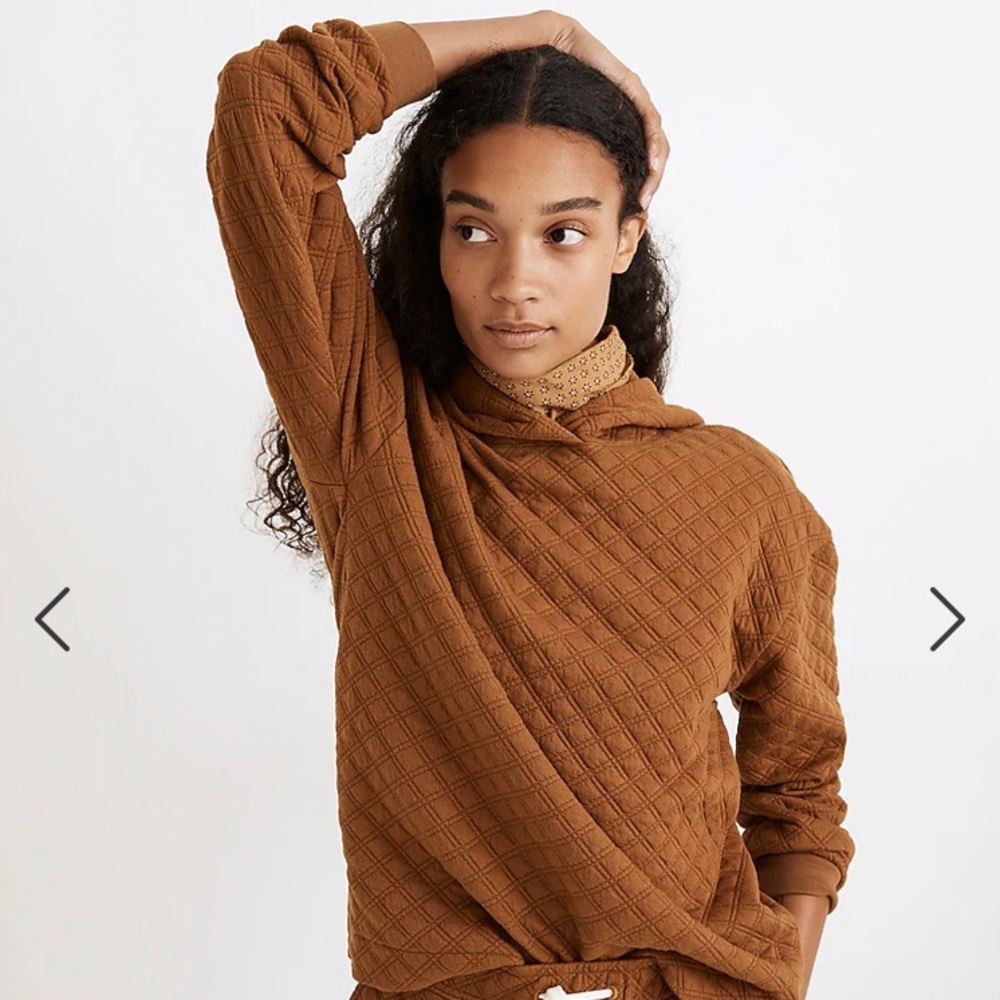 Madewell (Re)sourced Quilted Hoodie Sweatshirt